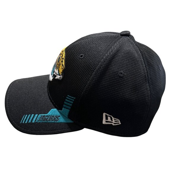 New Era Jacksonville Jaguars NFL 39Thirty Stretch Fit Cap M/L Black & Teal - Picture 2 of 6
